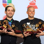El dúo puertorriqueño Calle 13, triunfadores de los Grammy Latino 2011.