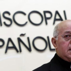 El nuevo presidente de la Conferencia Episcopal Española, Ricardo Blázquez, este miércoles, 12 de marzo.