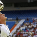 Toni Kroos, durante su presentación como jugador del Madrid en julio del 2014.