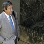 Francisco Álvarez-Cascos, a su llegada a la Audiencia Nacional el pasado 13 de agosto.