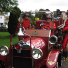 Un instante en el rodaje del anuncio de Coca-Cola en Turquía con la Speed Wagon de 1926.