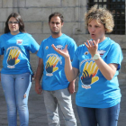 Celebración en la capital berciana del Día Nacional de las lenguas de Signos. L. DE LA MATA