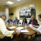 El consejo de la Cultural, en la imagen, mantuvo la primera reunión con Emilio Guereñu.