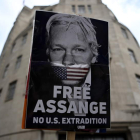 Imagen de la petición para que Assange no sea extraditado. ANDY RAIN