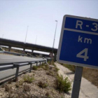 Letrero de la R-3, una de las autopistas rescatadas.