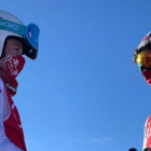 Dos de los esquiadores de la FDICYL. TOÑO