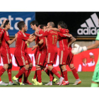 La selección española jugó en el Reino de León el 11 de junio de 2015 ante Costa Rica. BRUNO MORENO