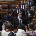 El portavoz del PSOE, Antonio Hernando. JAVIER LIZÓN