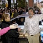 El abuelo de la niña Mari Luz Cortés atendió a los medios de comunicación tras conocer el suceso