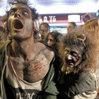 Imagen de la campaña promocional de 'The walking dead' en Madrid.