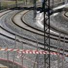 Curva de Angrois, donde se produjo el accidente del tren Alvia, en julio del 2013.