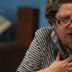 La alcaldesa de Mansilla de las Mulas, Mari Paz Díez, del PP, en una imagen de archivo