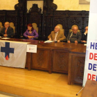 Un momento de la asamblea celebrada el viernes en Astorga.