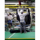 Imagen de archivo de una fábrica de automóviles