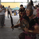 Representación de las luchas vadinienses en la feria. CAMPOS