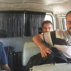López, Sastres y Pampliega en Siria. La foto fue colgada en Tuitter