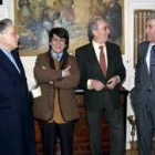 José Luis Díez, Eduardo Aguirre, Cándido Alonso y Fernando Suárez
