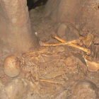 Imagen del estado de uno de los individuos en la cueva de La Braña.