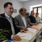 Cendón y Pellitero presentan la iniciativa del PSOE en el registro de la Diputación