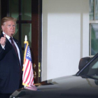 El presidente de los Estados Unidos, Donald Trump, en la Casa Blanca.