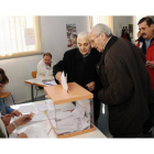 Imagen de un colegio electoral durante las elecciones de 2008.