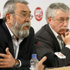 Cándido Méndez y Toxo presentaron el plan anticrisis de los sindicatos