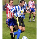 Jano marcando a Cascallar en un partido de la temporada 2000-2001