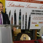 José Enrique Martínez y Alfonso García, ayer, durante la conferencia.