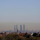 Madrid, bajo la nube de contaminación.