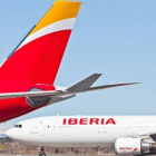 Aviones de Iberia.