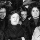 DÍA INTERNACIONAL DE LA MUJER: Trabajadoras textiles de Nueva York, durante una huelga en 1910.