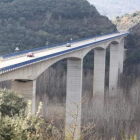 Viaducto de la actual carretera N-120 en Sobrado, en una imagen de archivo.