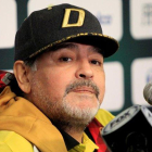 Diego Armando Maradona volvería a México tras la operación para dirigir a los Dorados de Sinaloa.