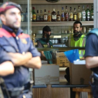 Registro en el café Santa Lucía, calle Mallorca núm. 270.