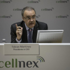 El presidente de Cellnex, Tobías Martínez, en una foto de archivo.