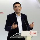 El portavoz de la gestora del PSOE, Mario Jiménez.