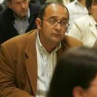 Sergio García, en el útlimo pleno del Consejo celebrado en Caja España