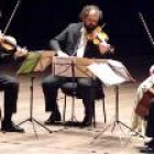 Un momento de la brillante actuación del Cuarteto Hagen de Salzburgo, ayer en el Auditorio