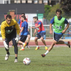 La plantilla de la Deportiva se ejercita con el punto de mira situado en el Villarreal.