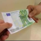 Los billetes falsos de cien euros se detectaron en la zona del Temple