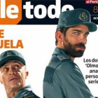 Pepe Viyuela y Rubén Cortada, los protagonistas de 'Olmos y Robles', en la portada del 'Teletodo'.