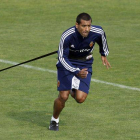 El jugador paraguayo del Real Zaragoza, Paulo da Silva.
