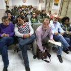 La ejecutiva local del PSOE se reunió en la sede de UGT en presencia de la dirección provincial.