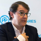El líder del PP castellano y leonés, Fernández Mañueco. SANCHIDRIÁN