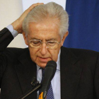 El exprimer ministro italiano, Mario Monti, este domingo.