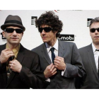 Los Beastie Boys en el 2007, Adrock, derecha, Mike y Yauch.