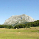 El pico Peñasanta en Soto de Sajambre.