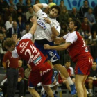 Antonio García durante un partido de esta temporada en que se enfrentó al Reale Ademar.