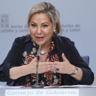 La vicepresidenta y portavoz de la Junta, Rosa Valdeón. EFE