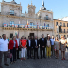 Alcaldes de los municipios integrados en la red norte de los Pueblos más Bonitos de España. L. DE LA MATA